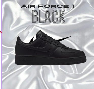 air force 1 black